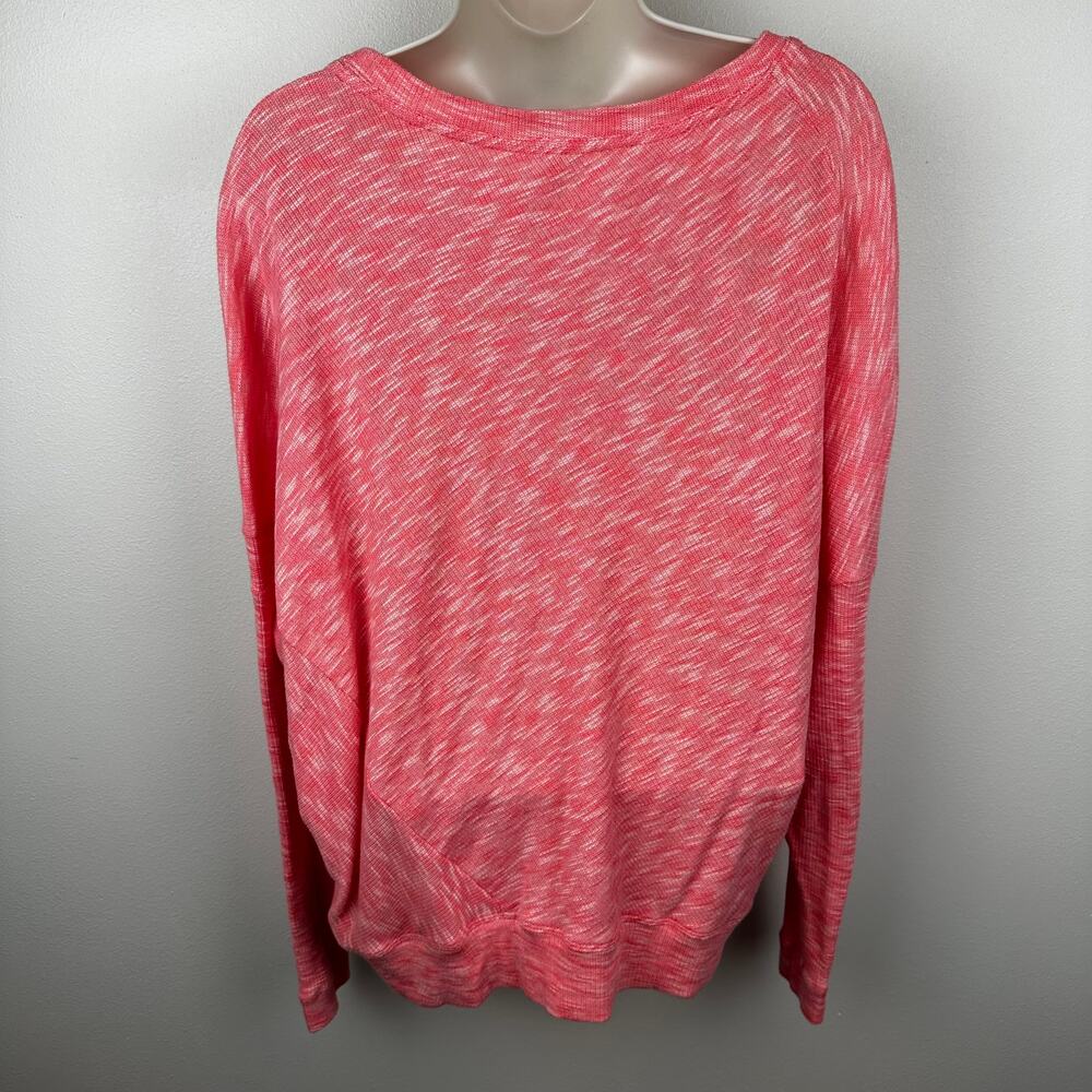 Anthropologie Damiana Pullover Sweater Slouchy Boho Cotton Coral Women's Medium - Picture 8 of 14